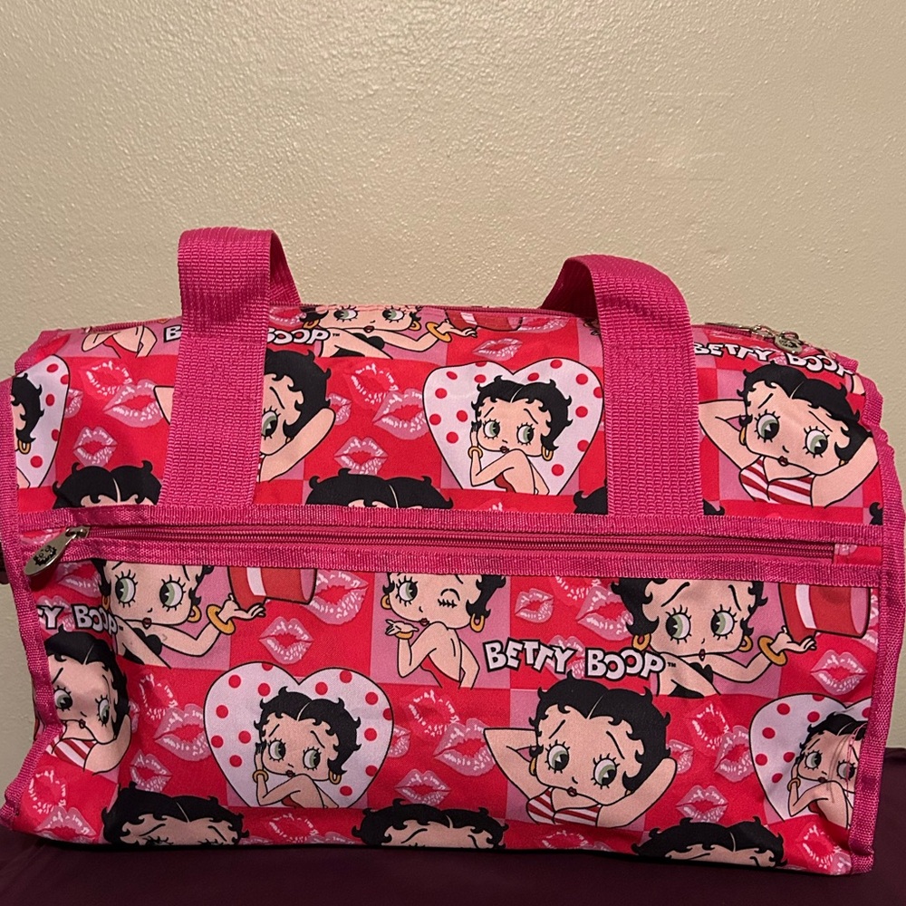 Betty Boop Lg Duffle Bag